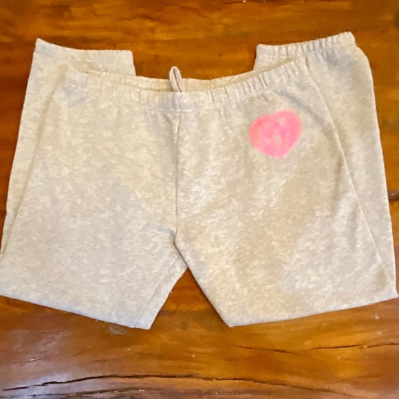 Like Love Gray Sweatpants with Pink NWOT SZ S - Picture 3 of 9